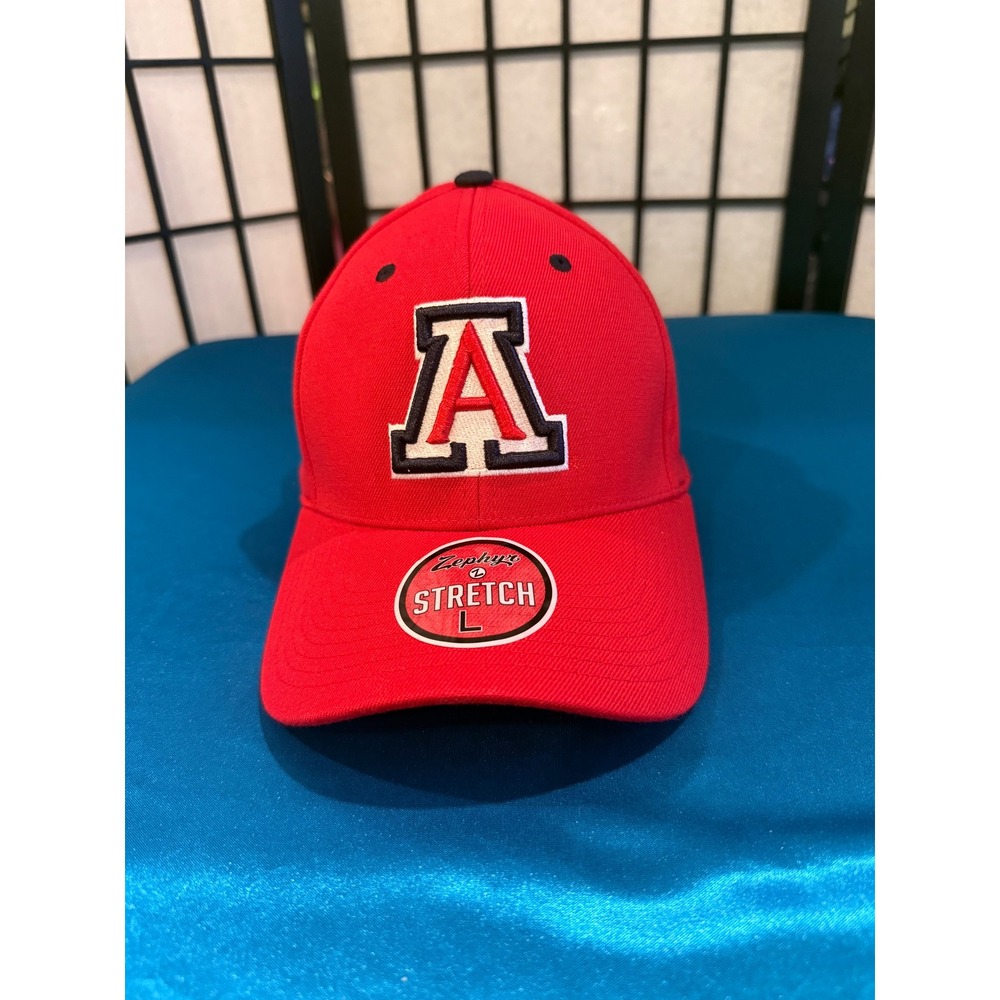 NWT Zephyr Arizona Wildcats ZH Flex Fit Hat Red Size Large NCAA U of A
